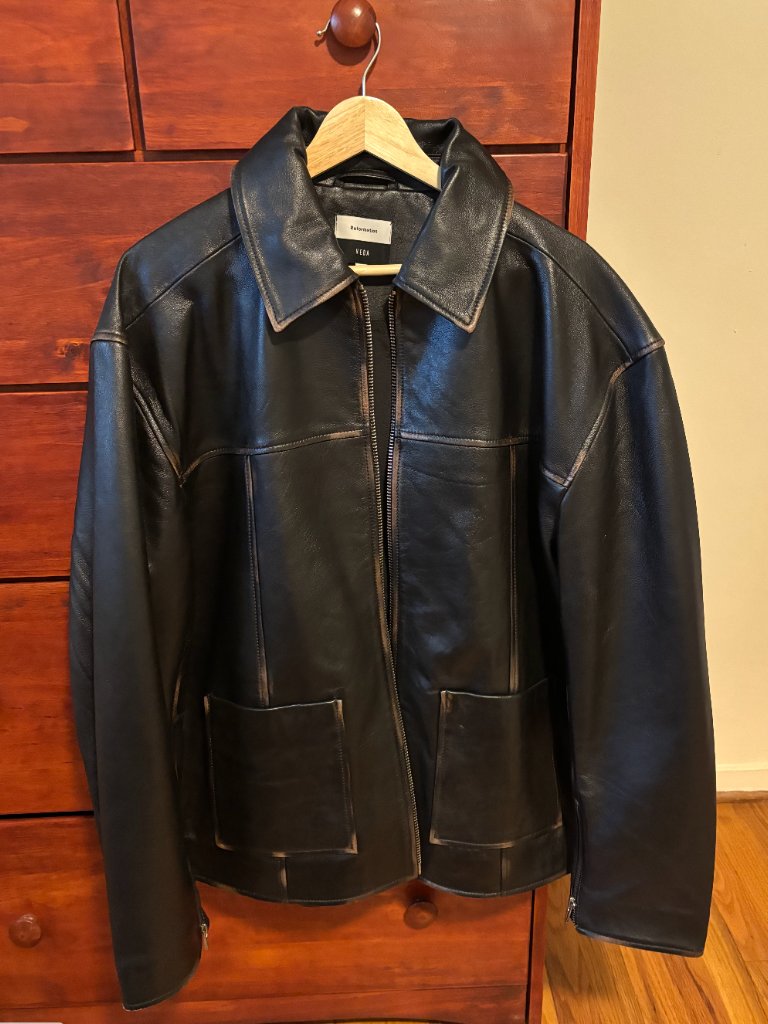 Reformation Veda Bennett Oversized Leather Bomber — image 2 of 5